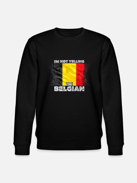 Belgium - Stanley/Stella CHANGER Unisex Organic Sweatshirt - black
