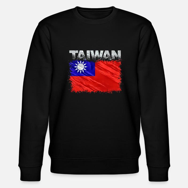 Taiwan - Stanley/Stella Unisex Bio-Sweatshirt CHANGER  - Schwarz