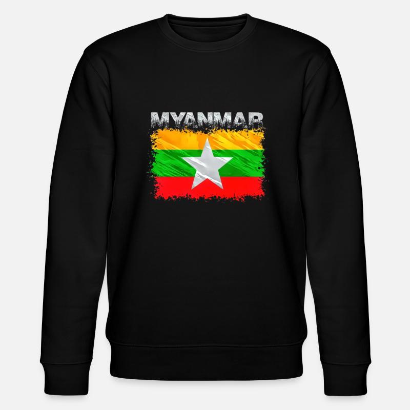 Myanmar - Sweat bio CHANGER Stanley/Stella Unisexe - noir
