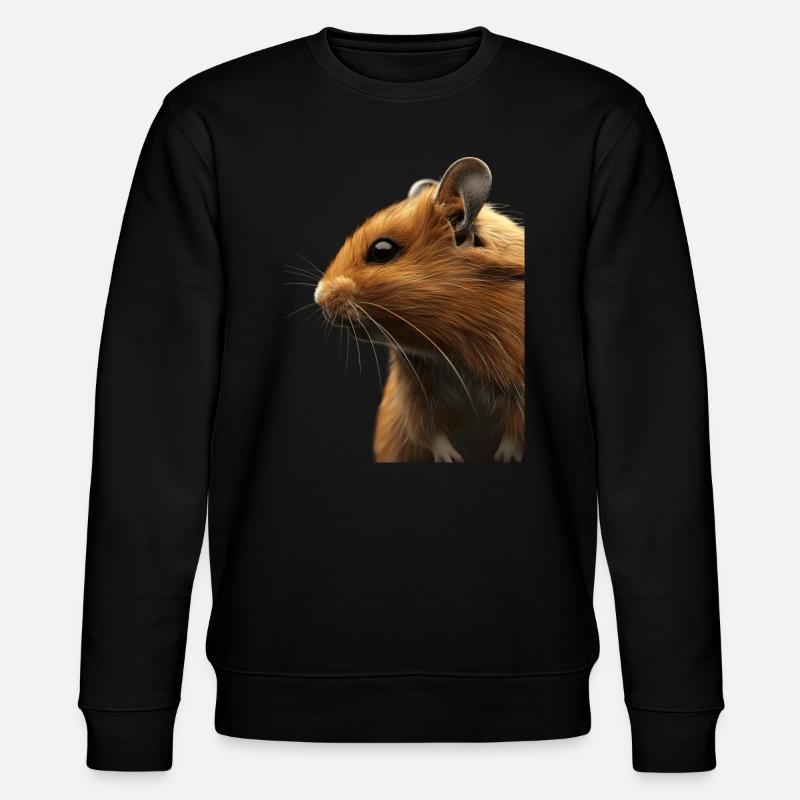 Hamster - Stanley/Stella Unisex Bio-Sweatshirt CHANGER  - Schwarz