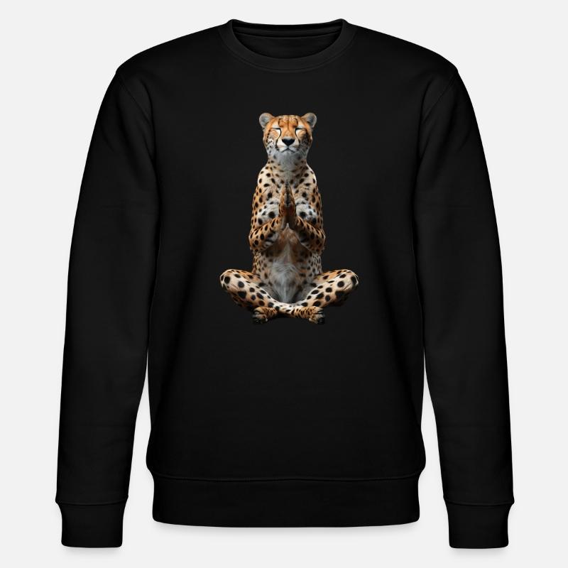 Gepard - Stanley/Stella Unisex Bio-Sweatshirt CHANGER  - Schwarz