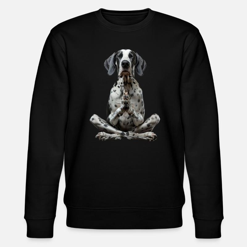 Deutsche Dogge - Stanley/Stella Unisex Bio-Sweatshirt CHANGER  - Schwarz