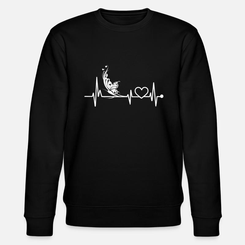 Papillon - Sweat bio CHANGER Stanley/Stella Unisexe - noir