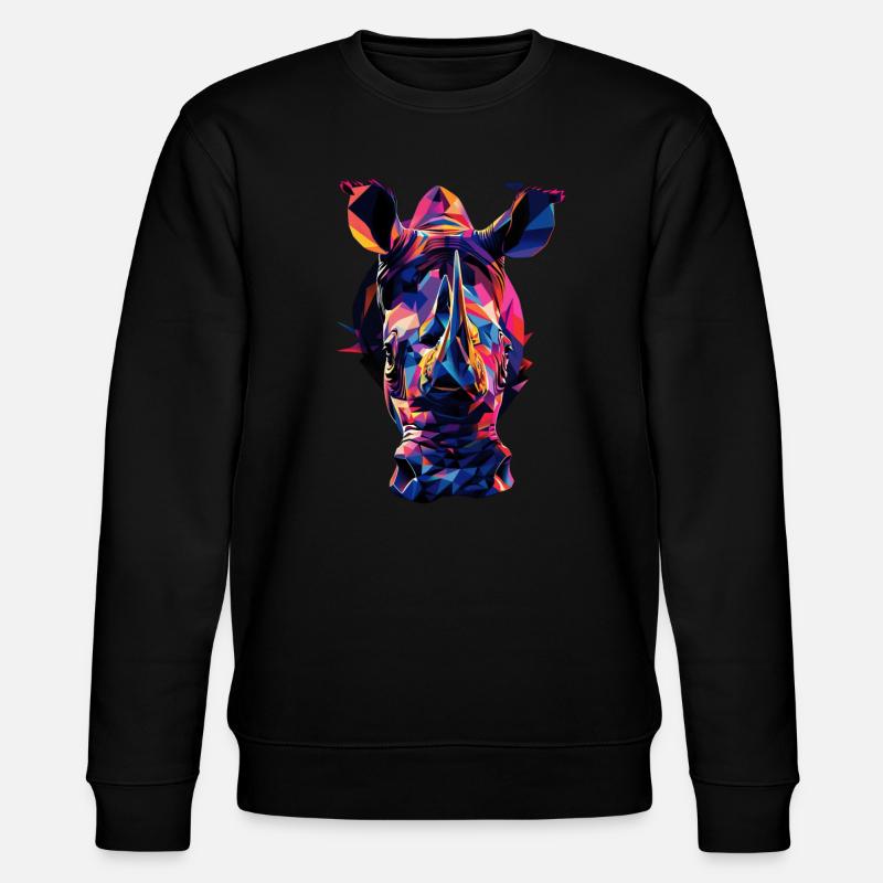 Nashorn - Stanley/Stella Unisex Bio-Sweatshirt CHANGER  - Schwarz