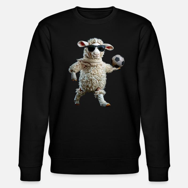 Schaf - Stanley/Stella Unisex Bio-Sweatshirt CHANGER  - Schwarz