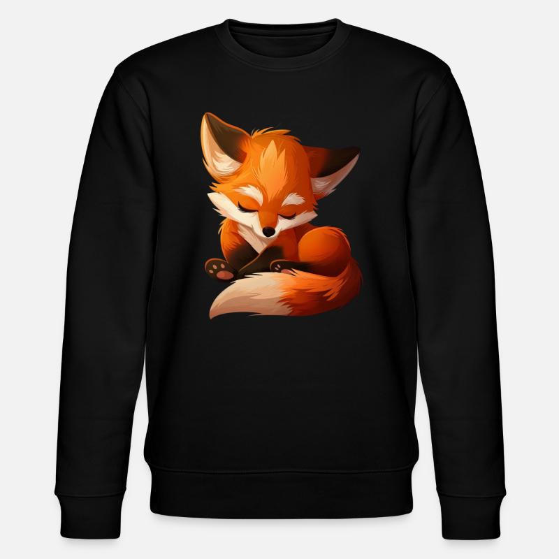Fuchs - Stanley/Stella Unisex Bio-Sweatshirt CHANGER  - Schwarz