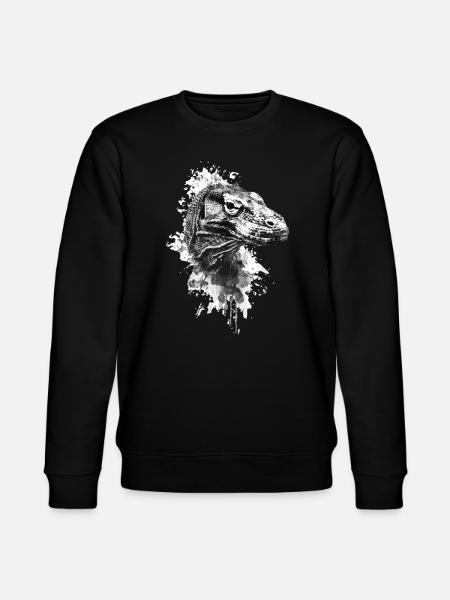Komodo dragon - Stanley/Stella CHANGER Unisex Organic Sweatshirt - black