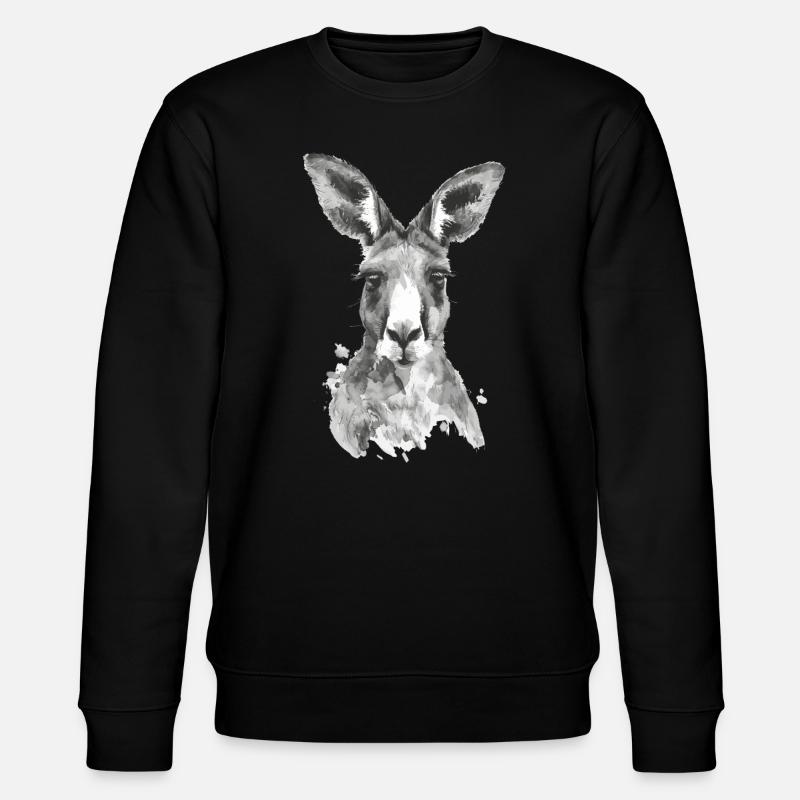 Kangaroo - Stanley/Stella CHANGER Unisex Organic Sweatshirt - black