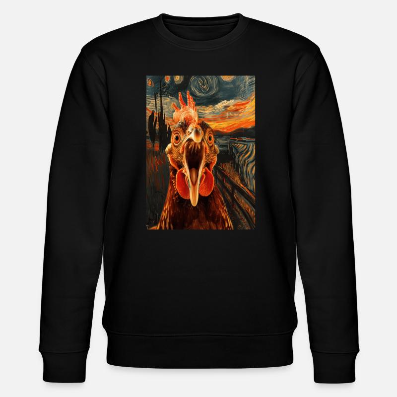 Poulet - Sweat bio CHANGER Stanley/Stella Unisexe - noir