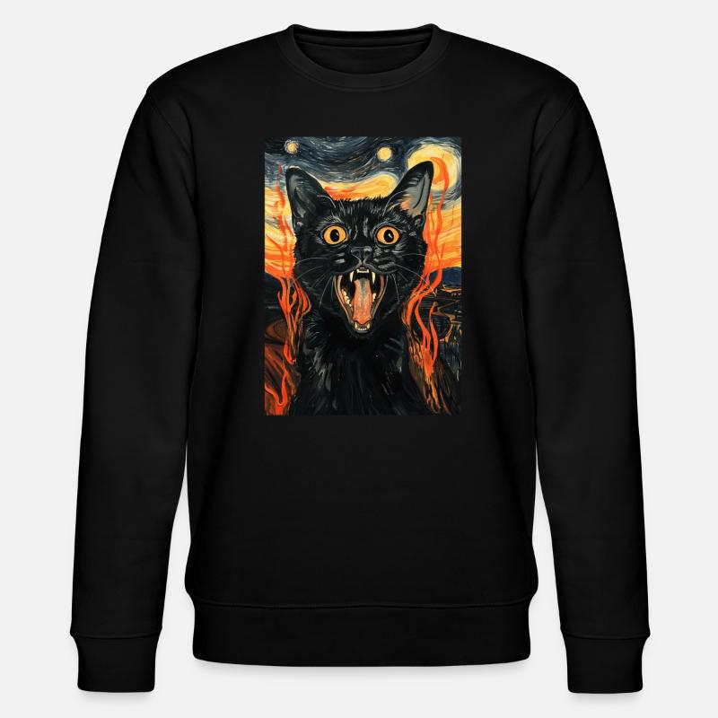 Chat - Sweat bio CHANGER Stanley/Stella Unisexe - noir