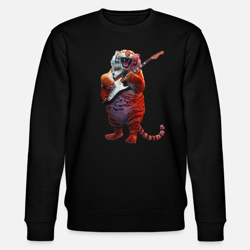 Tiger - Stanley/Stella CHANGER Unisex Organic Sweatshirt - black