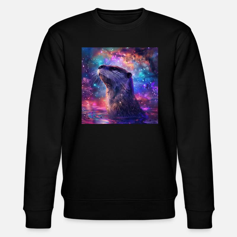 Otter - Stanley/Stella Unisex Bio-Sweatshirt CHANGER  - Schwarz