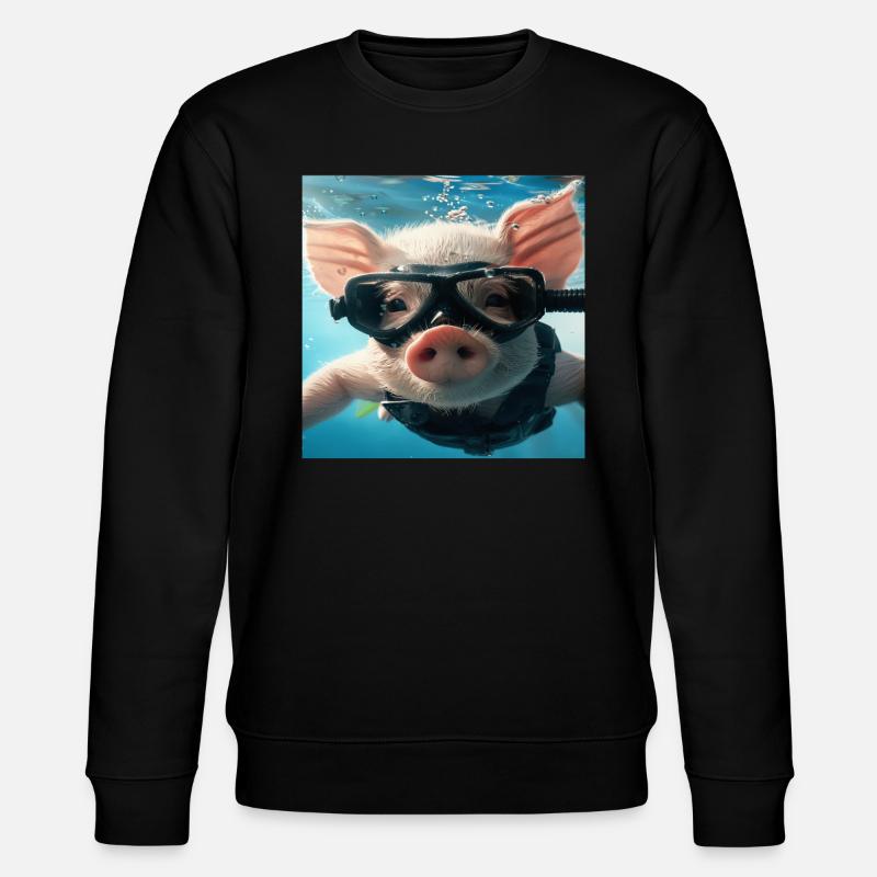 Cochon - Sweat bio CHANGER Stanley/Stella Unisexe - noir