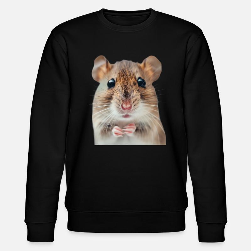 Siebenschläfer - Stanley/Stella Unisex Bio-Sweatshirt CHANGER  - Schwarz