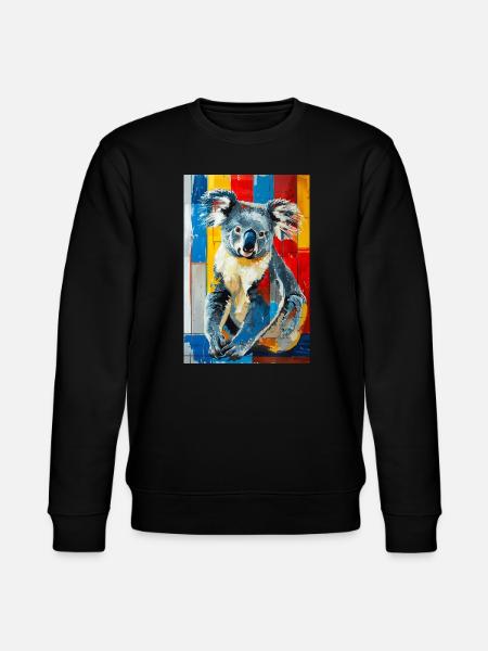 Koala - Stanley/Stella CHANGER Unisex Organic Sweatshirt - black