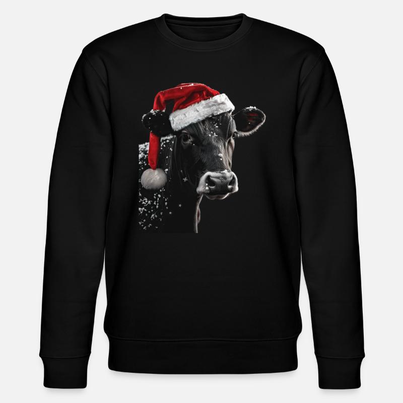 Vache - Sweat bio CHANGER Stanley/Stella Unisexe - noir