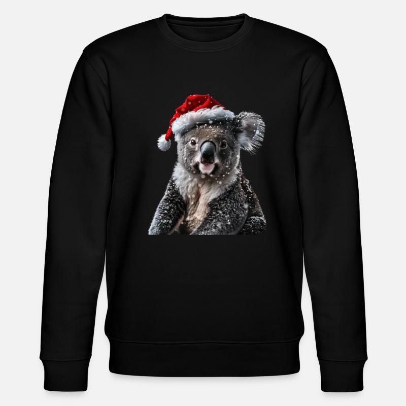 Koala - Stanley/Stella Unisex Bio-Sweatshirt CHANGER  - Schwarz