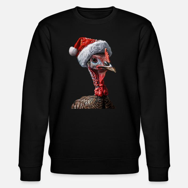 Truthahn - Stanley/Stella Unisex Bio-Sweatshirt CHANGER  - Schwarz
