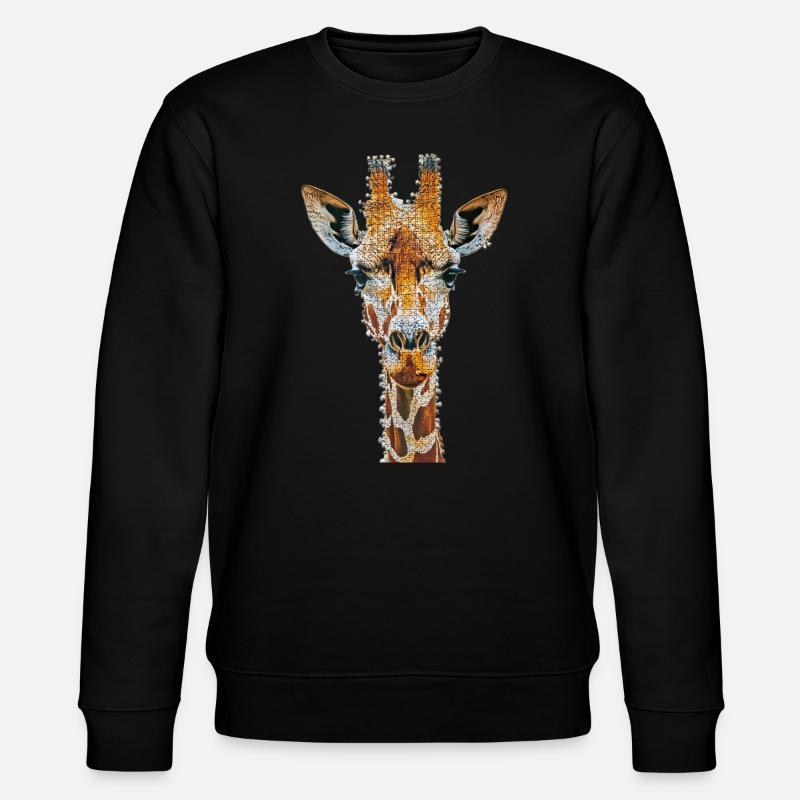 Giraffe - Stanley/Stella CHANGER Unisex Organic Sweatshirt - black