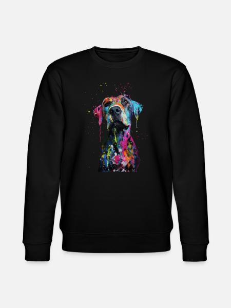 Dog - Stanley/Stella CHANGER Unisex Organic Sweatshirt - black