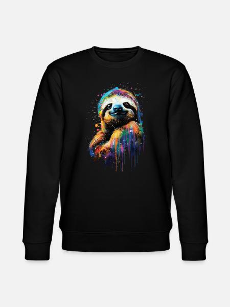 Sloth - Stanley/Stella CHANGER Unisex Organic Sweatshirt - black