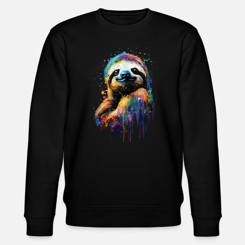 Sloth - Stanley/Stella CHANGER Unisex Organic Sweatshirt - black