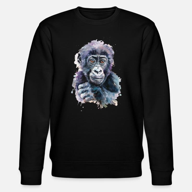 Gorille - Sweat bio CHANGER Stanley/Stella Unisexe - noir
