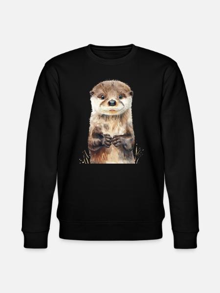 Otter - Stanley/Stella CHANGER Unisex Organic Sweatshirt - black