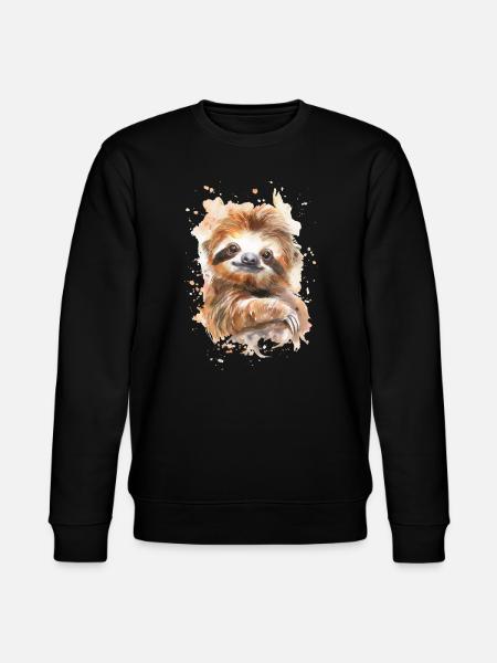 Sloth - Stanley/Stella CHANGER Unisex Organic Sweatshirt - black
