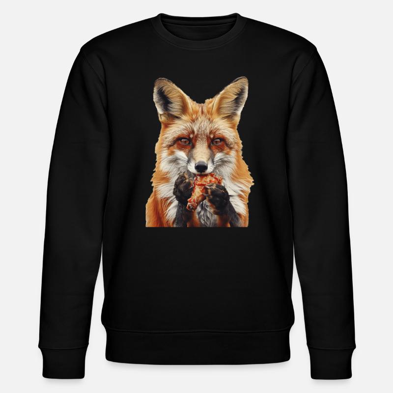 Fox - Stanley/Stella CHANGER Unisex Organic Sweatshirt - black