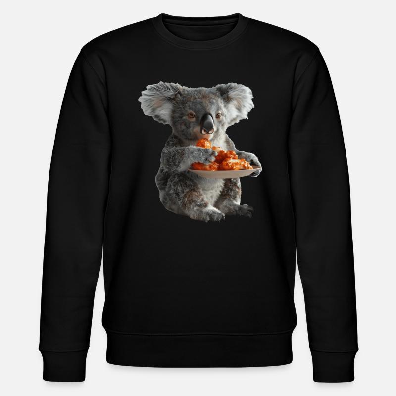 Koala - Stanley/Stella Unisex Bio-Sweatshirt CHANGER  - Schwarz