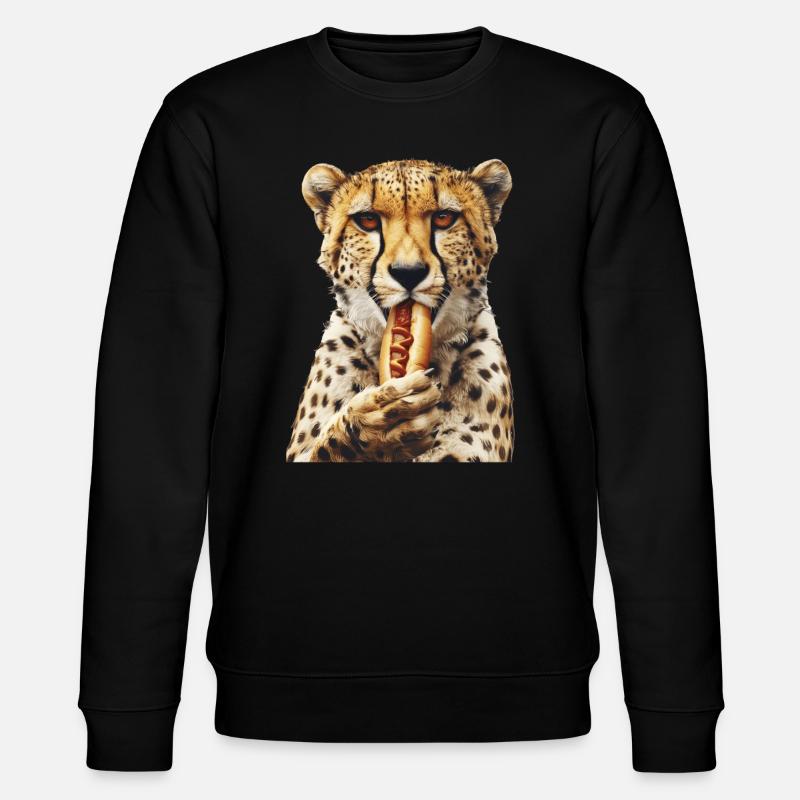 Gepard - Stanley/Stella Unisex Bio-Sweatshirt CHANGER  - Schwarz