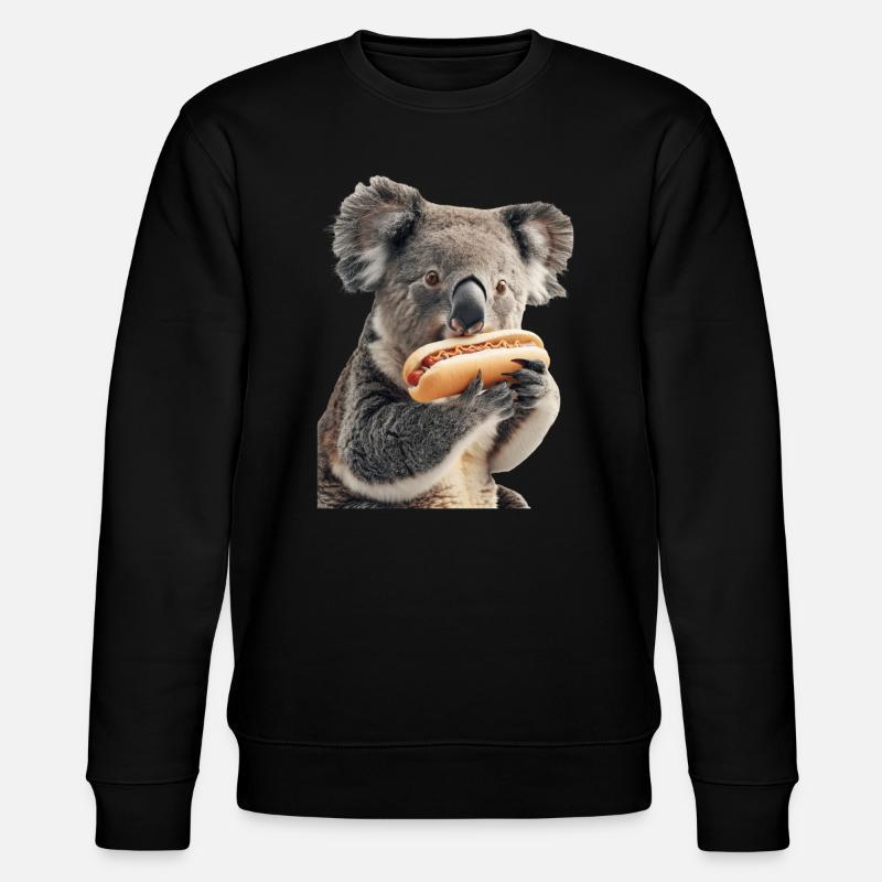 Koala - Stanley/Stella Unisex Bio-Sweatshirt CHANGER  - Schwarz