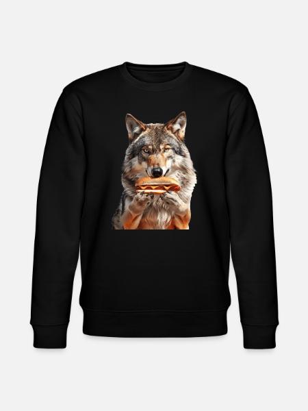 Wolf - Stanley/Stella Unisex Bio-Sweatshirt CHANGER - Schwarz