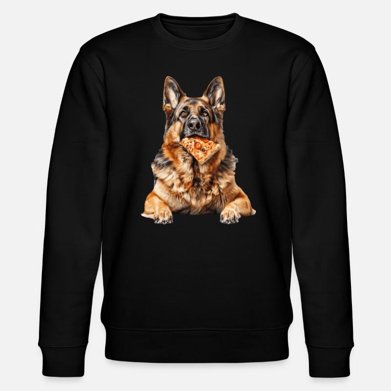German Shepherd - Stanley/Stella CHANGER Unisex Organic Sweatshirt - black
