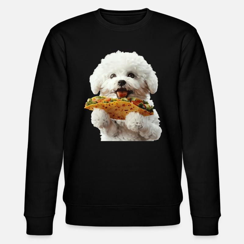 Bichon Frise - Stanley/Stella CHANGER Unisex Organic Sweatshirt - black