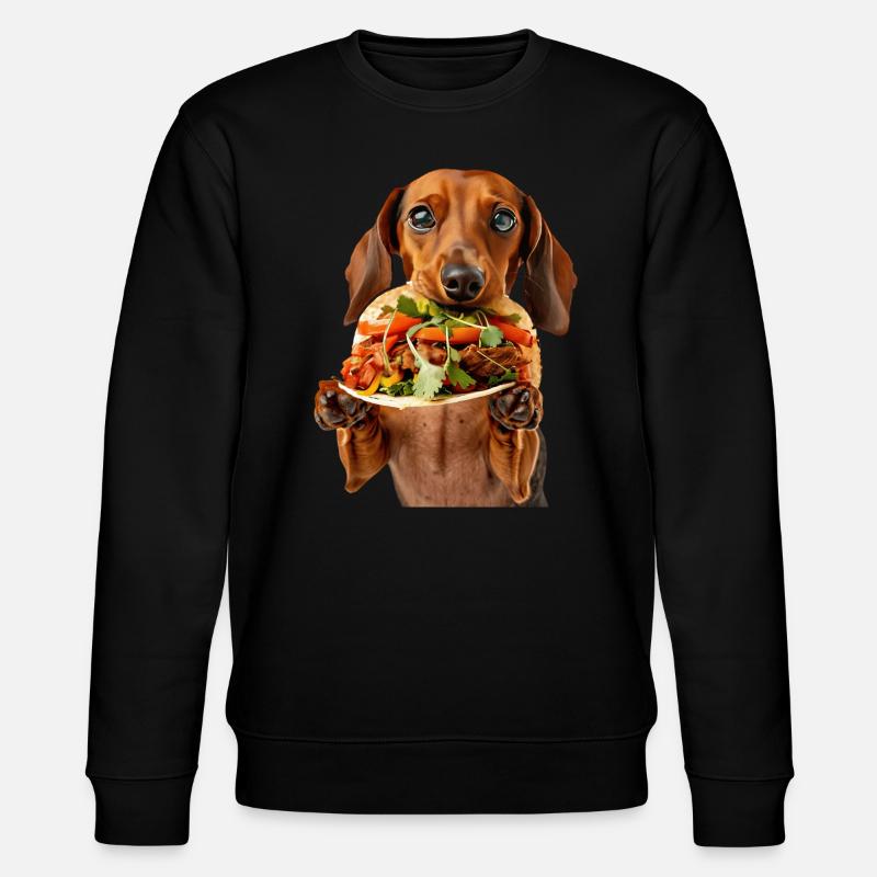 Dachshund - Stanley/Stella Unisex Bio-Sweatshirt CHANGER  - Schwarz