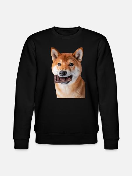 Shiba Inu - Stanley/Stella CHANGER Unisex Organic Sweatshirt - black