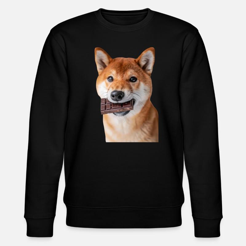 Shiba Inu - Stanley/Stella Unisex Bio-Sweatshirt CHANGER - Schwarz