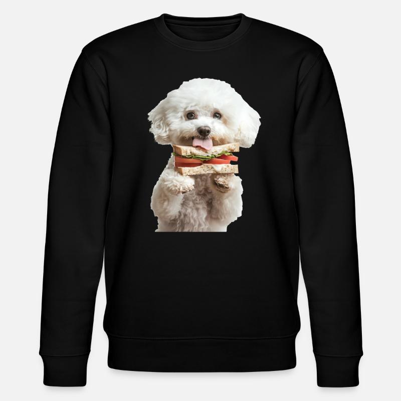 Bichon Frisé - Stanley/Stella Unisex Bio-Sweatshirt CHANGER  - Schwarz