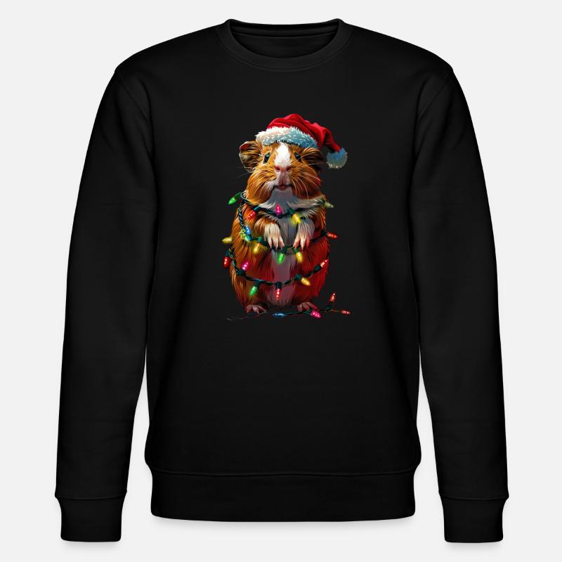 Hamster Christmas - Stanley/Stella CHANGER Unisex Organic Sweatshirt - black