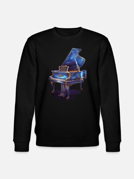 Piano - Stanley/Stella CHANGER Unisex Organic Sweatshirt - black