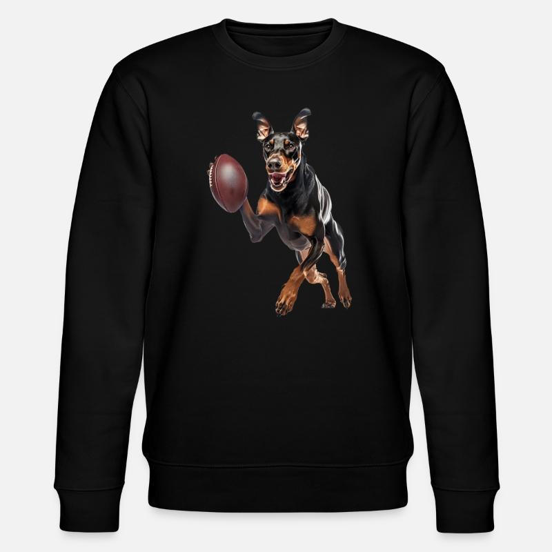 Dobermann - Stanley/Stella Unisex Bio-Sweatshirt CHANGER  - Schwarz