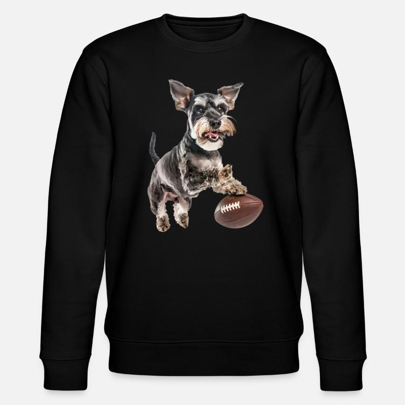 Miniature Schnauzer - Stanley/Stella CHANGER Unisex Organic Sweatshirt - black