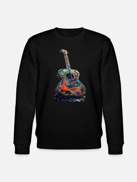 Guitare Poisson - Sweat bio CHANGER Stanley/Stella Unisexe - noir