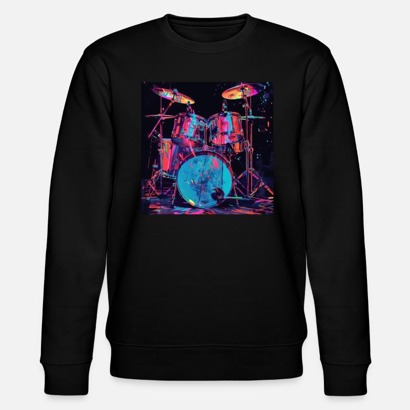 Percussion - Sweat bio CHANGER Stanley/Stella Unisexe - noir