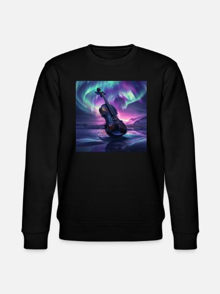 Violine - Stanley/Stella Unisex Bio-Sweatshirt CHANGER - Schwarz