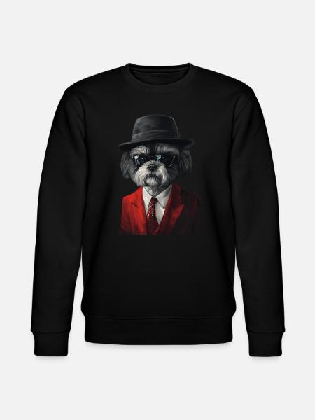 Shih Tzu - Stanley/Stella Unisex Bio-Sweatshirt CHANGER - Schwarz
