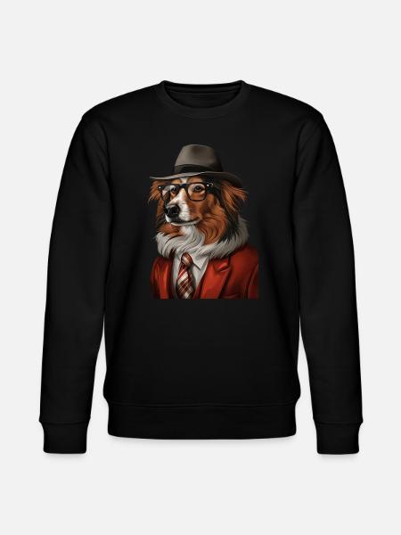 Shetland Sheepdog - Stanley/Stella Unisex Bio-Sweatshirt CHANGER - Schwarz