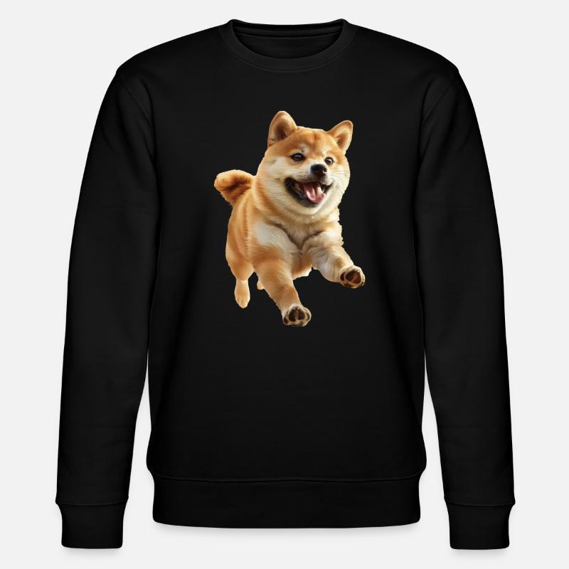 Shiba Inu - Stanley/Stella Unisex Bio-Sweatshirt CHANGER - Schwarz